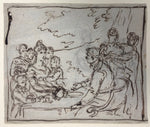 Figures at a table