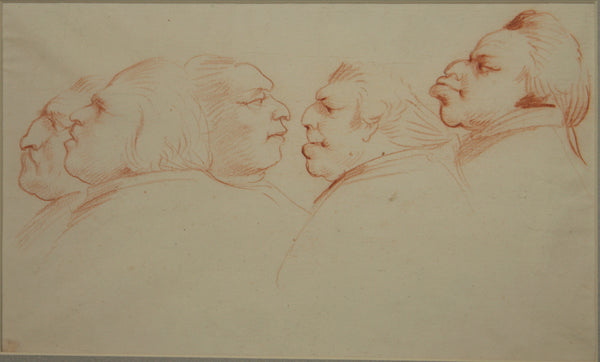 A caricature of 5 heads 