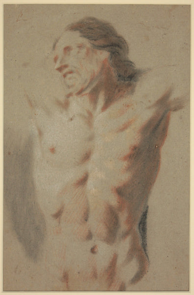 A study of the torso of the crucified Christ 