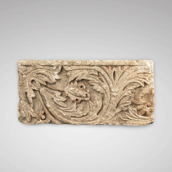 Carved Foliate relief