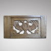 Pair of oak panels with Imperial Eagles