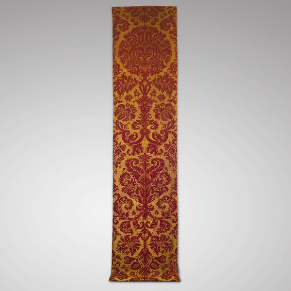 Red and gold Damask